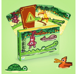 Djeco kortų žaidimas - Safari Croco