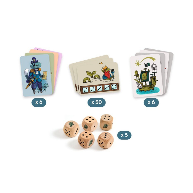 Stalo žaidimas ''Pirates N Dices''