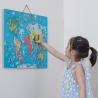 Viga 2in1 Montessori Magnetinė Pasaulio Žemėlapio Lenta