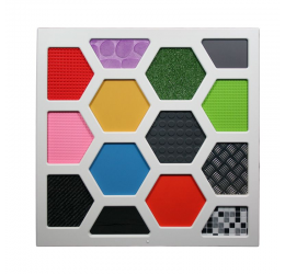 Interaktyvi „Causeway Sensory Honeycomb“ taktilinė pojūčių sienelė