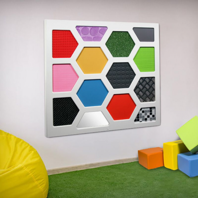 Interaktyvi „Causeway Sensory Honeycomb“ taktilinė pojūčių sienelė