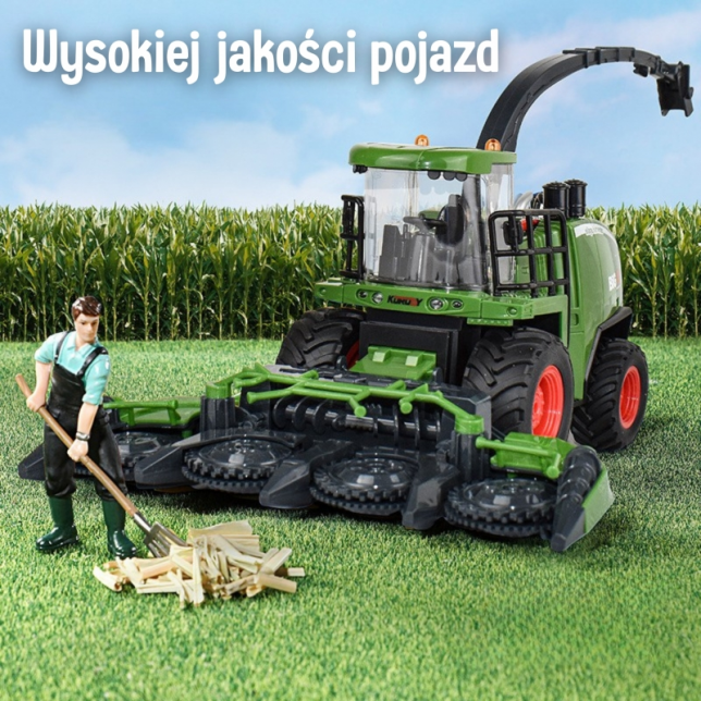 WOOPIE Žaislinis Kombainas „Green Harvester“