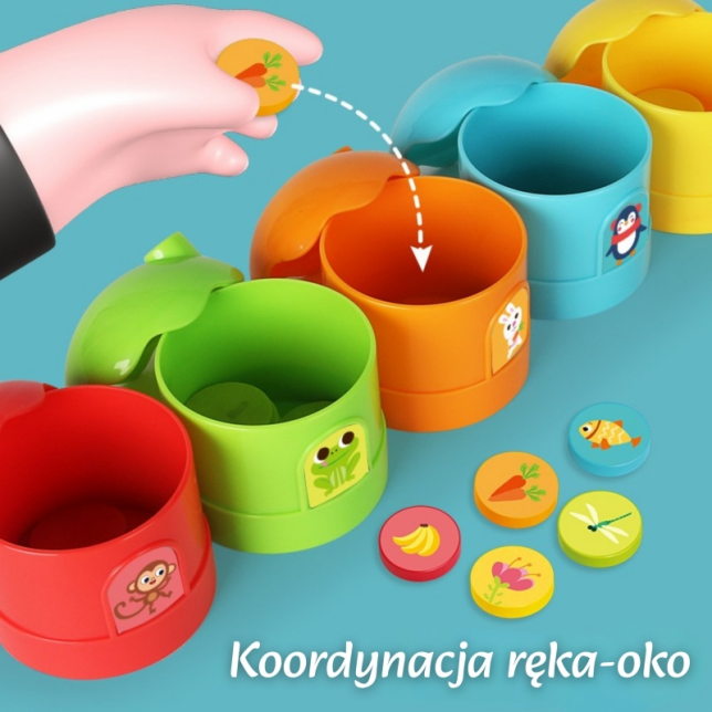 WOOPIE Edukacinis Loginis Žaidimas „Spalvų Rūšiavimas“