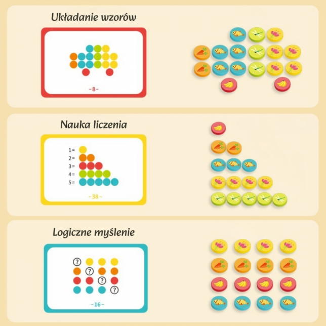 WOOPIE Edukacinis Loginis Žaidimas „Spalvų Rūšiavimas“
