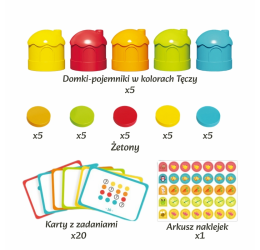 WOOPIE Edukacinis Loginis Žaidimas „Spalvų Rūšiavimas“