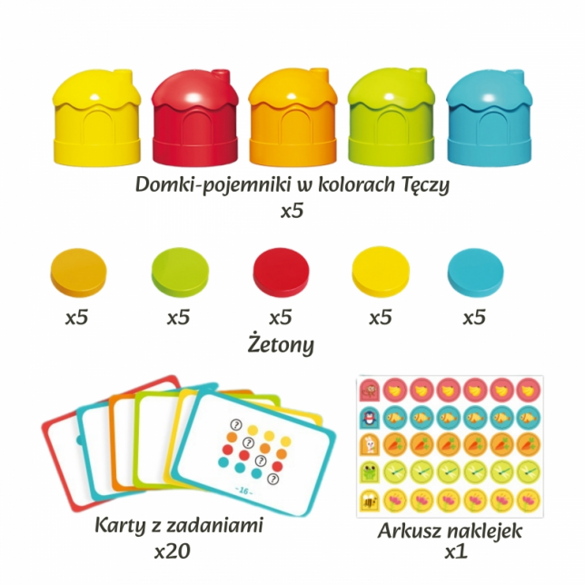 WOOPIE Edukacinis Loginis Žaidimas „Spalvų Rūšiavimas“