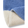 Apvalus skalbiamas kilimas vaikų kambariui - Cecilia Blue/White