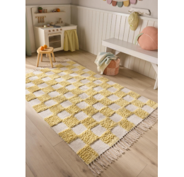 Benuta skalbiamas kilimas - Caro Yellow