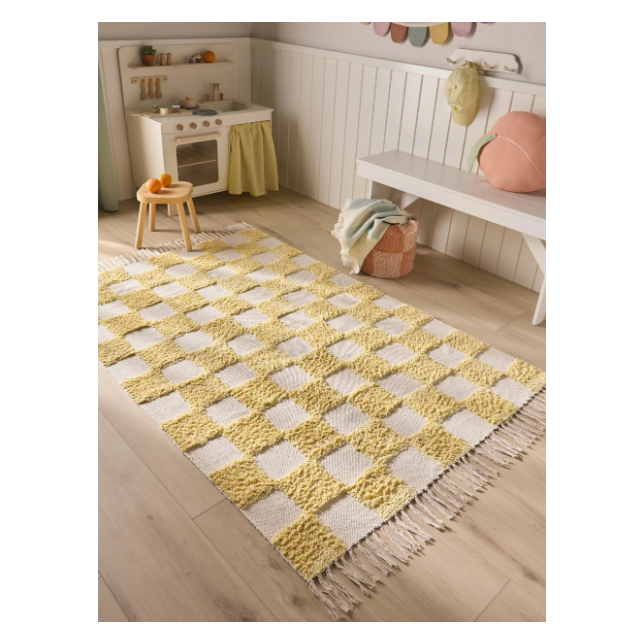 Benuta skalbiamas kilimas - Caro Yellow