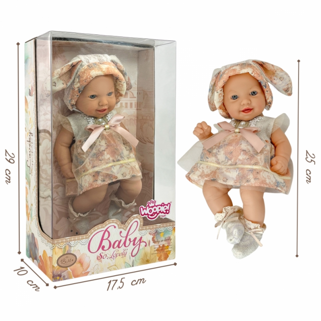 WOOPIE ROYAL Miela Vintažinė Lėlytė „Zuikutė“, 24 cm