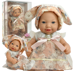 WOOPIE ROYAL Miela Vintažinė Lėlytė „Zuikutė“, 24 cm