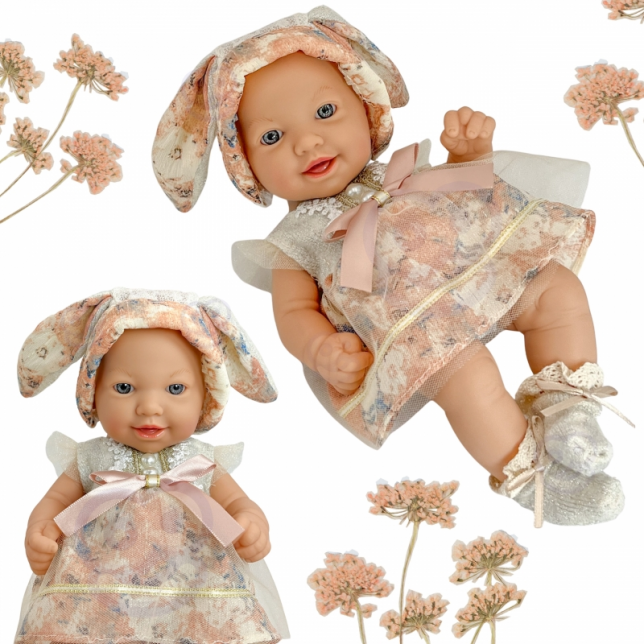 WOOPIE ROYAL Miela Vintažinė Lėlytė „Zuikutė“, 24 cm