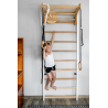 Medinė gimnastikos sienelė ''Homestyle" 220 cm - juoda