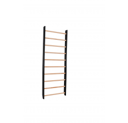 Medinė gimnastikos sienelė ''Homestyle" 220 cm - juoda