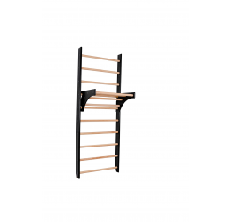 Medinė gimnastikos sienelė ''Homestyle" 220 cm - juoda