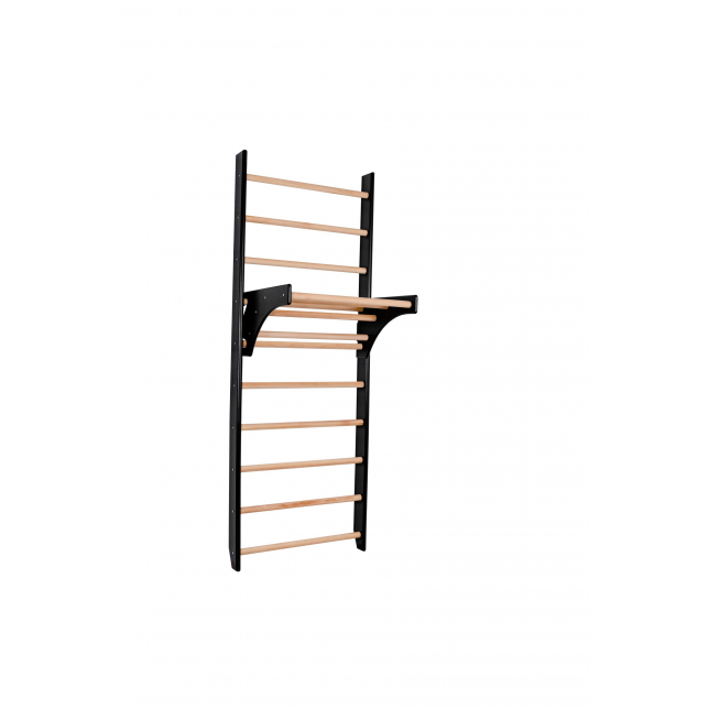 Medinė gimnastikos sienelė ''Homestyle" 220 cm - juoda