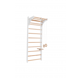 Medinė gimnastikos sienelė ''Homestyle" 220 cm - juoda