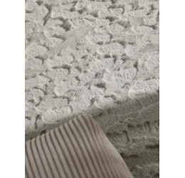 Apvalus švelnus kilimas - Immy Grey
