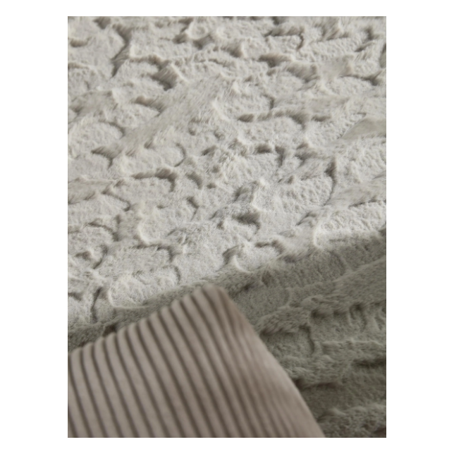 Apvalus švelnus kilimas - Immy Grey