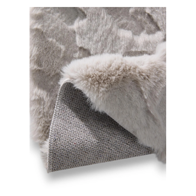 Apvalus švelnus kilimas - Immy Grey