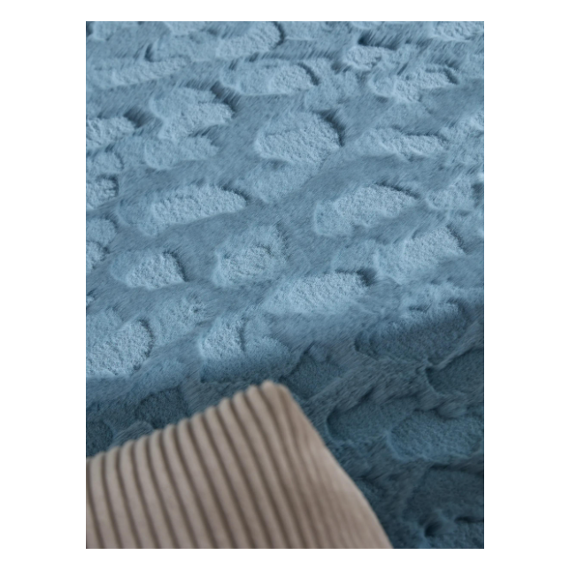 Apvalus švelnus kilimas - Immy Blue
