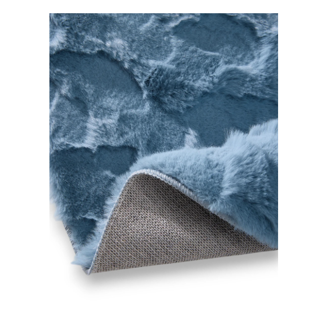 Apvalus švelnus kilimas - Immy Blue