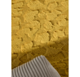 Apvalus švelnus kilimas - Immy Yellow