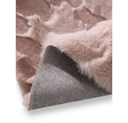 Apvalus švelnus kilimas - Immy Pink