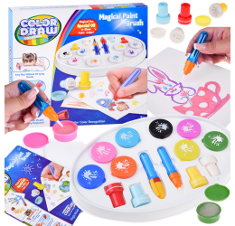 Magiškas spalvinimas - Paint brush set