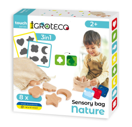 Igroteco sensorinis lavinamasis žaidimas „Gamta“ (nuo 2 m.)