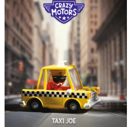 Crazy Motors žaislinė mašinėlė – Joe taksi