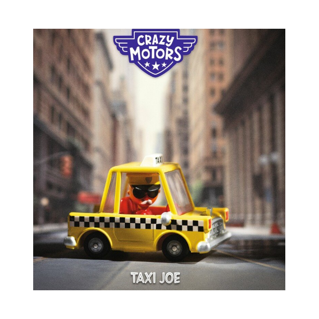Crazy Motors žaislinė mašinėlė – Joe taksi