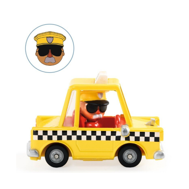 Crazy Motors žaislinė mašinėlė – Joe taksi