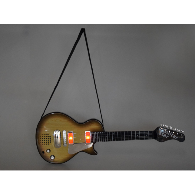 Vaikiška elektrinė gitara su šviesomis, garsais