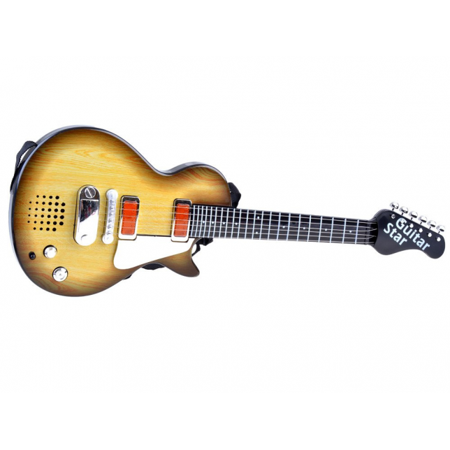 Vaikiška elektrinė gitara su šviesomis, garsais
