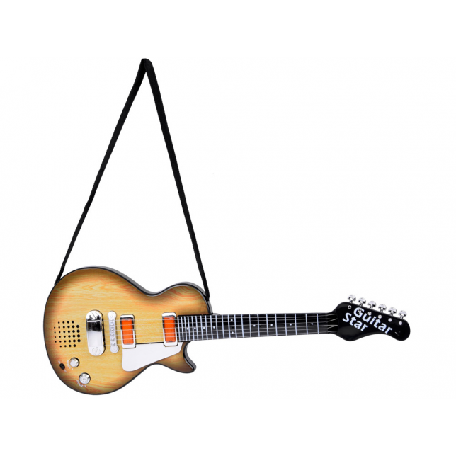 Vaikiška elektrinė gitara su šviesomis, garsais
