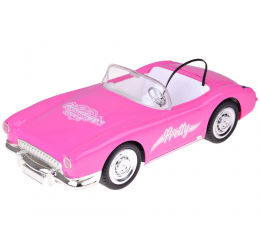 Nuotoliniu būdu valdoma retro „Cadillac“ mašina su elegantiška lėle