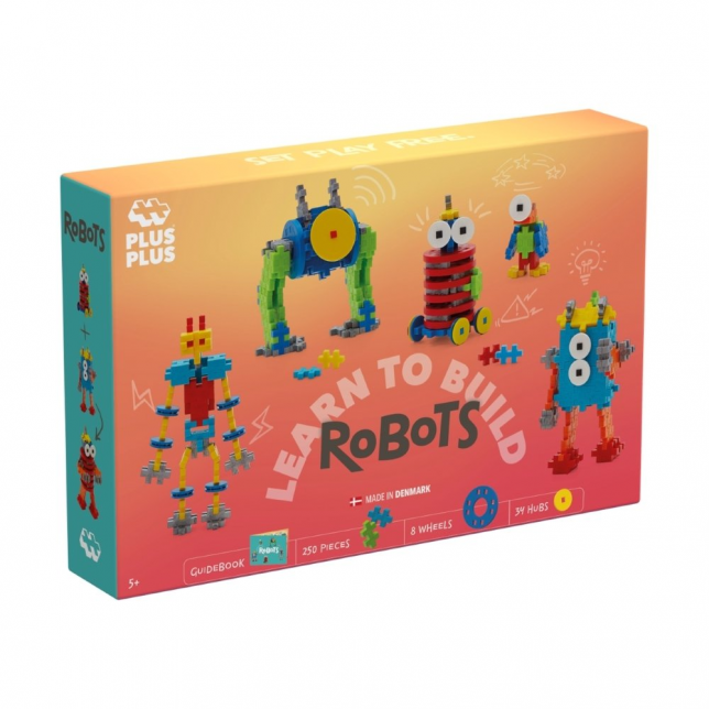 Plus Plus konstruktorius „Robotai“, 250 detalių