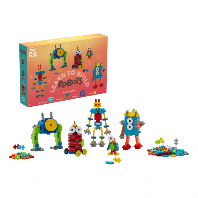 Plus Plus konstruktorius „Robotai“, 250 detalių