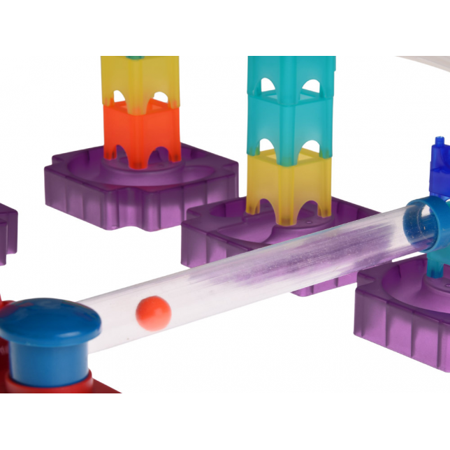 Spalvingas „Marble Run“ – Kamuoliukų trasos rinkinys, 58 dalys