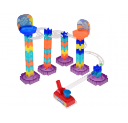 Spalvingas „Marble Run“ – Kamuoliukų trasos rinkinys, 58 dalys