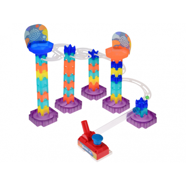 Spalvingas „Marble Run“ – Kamuoliukų trasos rinkinys, 58 dalys