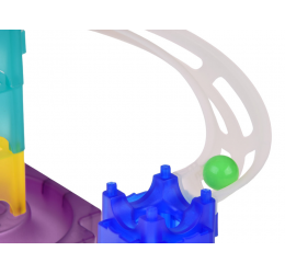 Spalvingas „Marble Run“ – Kamuoliukų trasos rinkinys, 58 dalys
