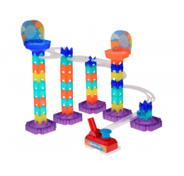 Spalvingas „Marble Run“ – Kamuoliukų trasos rinkinys, 58 dalys