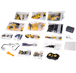 Konstruktorius „Robots Pro 5in1“ su nuotolinio valdymo pultu ir LED apšvietimu, 673 det.