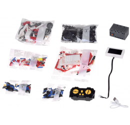 Robots Pro 5in1 techninis konstruktorius su pulteliu ir LED ekranu