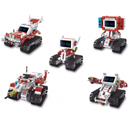 Robots Pro 5in1 techninis konstruktorius su pulteliu ir LED ekranu