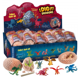 DIG It! DRAGONS – Drakonų kasinėjimo rinkinys (5+)