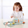 TOOKY TOY „Mini Miestas“ – Nešiojamas Automobilių Žaidimų Rinkinys Krepšyje