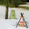 TOOKY TOY medinis stovyklavimo rinkinys su laužaviete